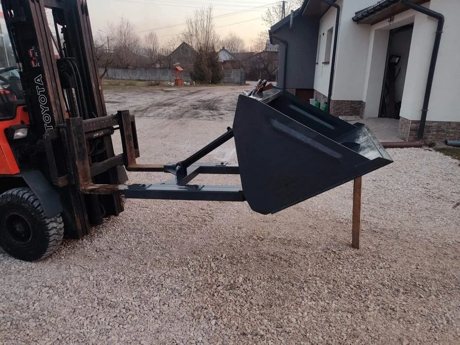 Solidna łyżka do wózka widłowego NOWA łycha szufla na widlaka – zdjęcie 6