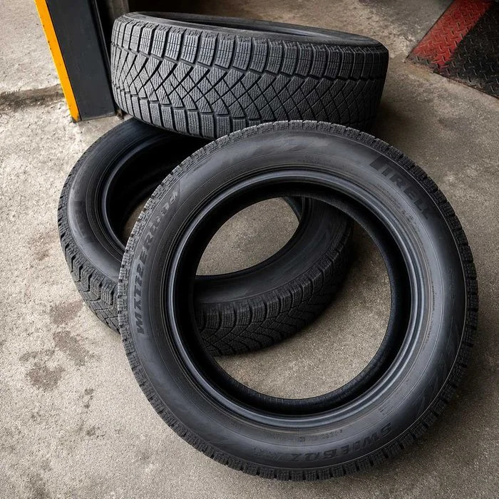 4x Pirelli Ice Zero FR 215/55 R17 98H zimowe – bieżnik ok. 7,8 mm – zdjęcie 4