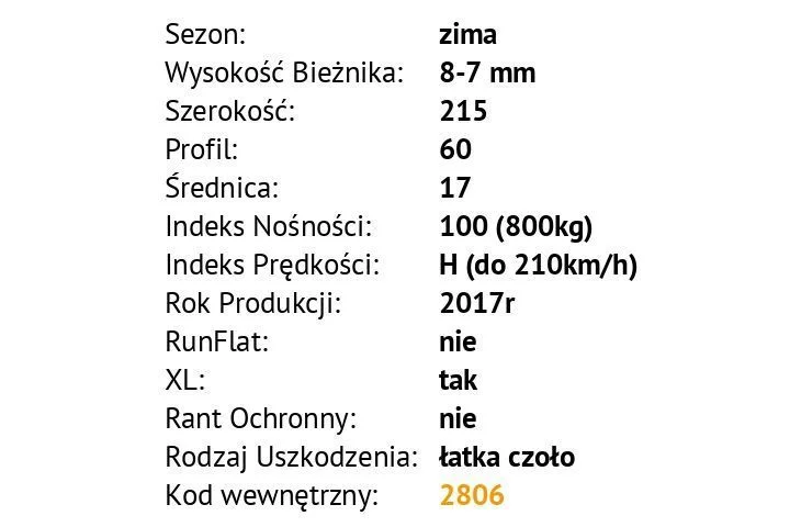Nokian WR SUV 3 - 215/60 R17 – zdjęcie 3