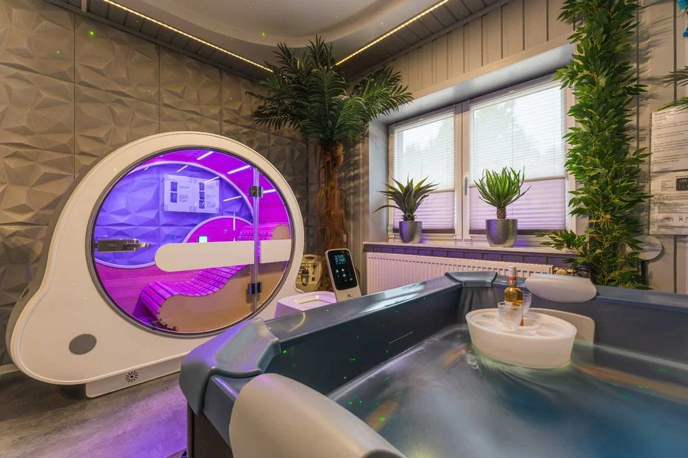 Domek Apartament Dwupoziomowy Love SPA Jacuzzi w pokoju kapsuła relaksacyjna możliwe śniadanie do pokoju strefa jacuzzi zewnętrzne grill rowery e-bike – zdjęcie 7