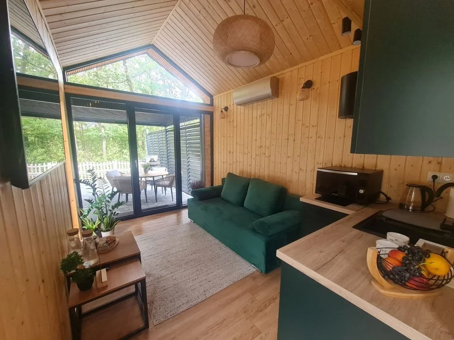Nowoczesny domek w lesie – Jacuzzi – Balia – Sauna – Taras – Prywatne SPA – zdjęcie 3