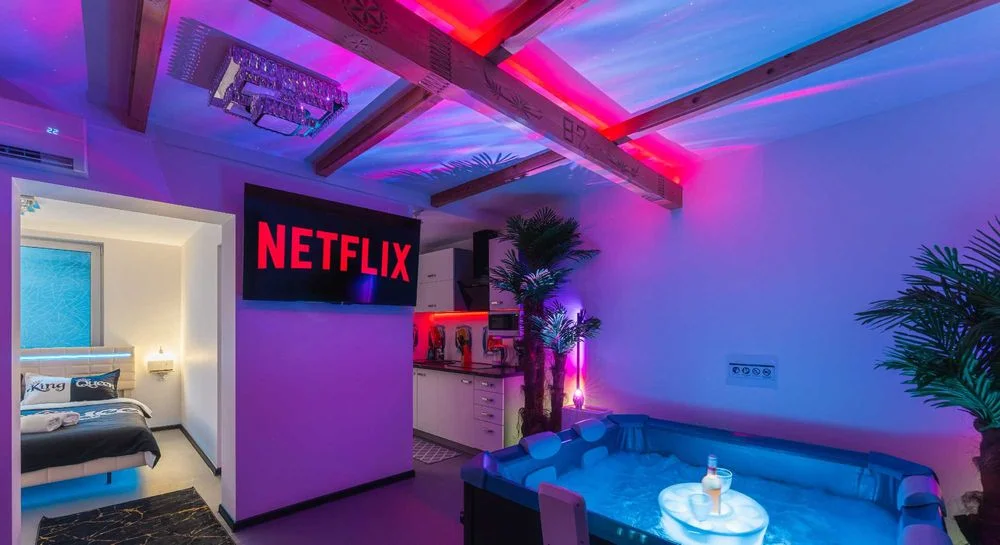 Domek apartament Love SPA JAUCUZZI w pokoju na wyłączność bez limitów balkon na życzenie śniadanie do pokoju jacuzzi zewnętrzne grill rowery e-bike