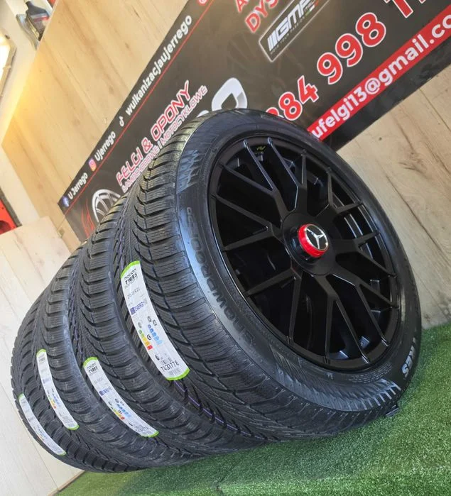 Koła zimowe MERCEDES GLC 20x5x112 - Nokian Snow Proof 3P - Przód 255/45/R20, TYŁ 285/40/R20 + TPMS – zdjęcie 7