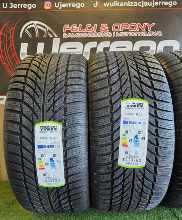 Koła zimowe MERCEDES GLC 20x5x112 - Nokian Snow Proof 3P - Przód 255/45/R20, TYŁ 285/40/R20 + TPMS – zdjęcie 6