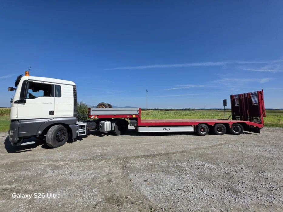 Niskopodwoźiowa Fliegl ośie skrętne hydraulicznie bardzo fajna cena prezent – zdjęcie 2