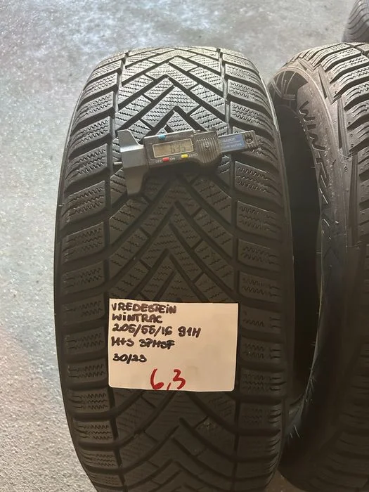 2x 205/55R16 91H VREDESTEIN WINTRAC opony zimowe M+S 3PMSF 2023 – zdjęcie 2