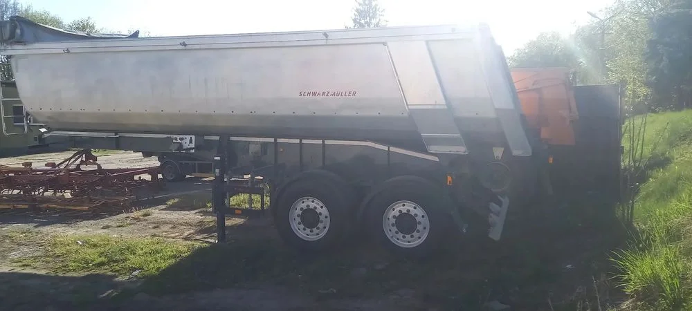 Schwarzmuller HKS2/E Schwarzmuller naczepa wywrotka 2016r. 2 osie, aluminiowa – zdjęcie 8