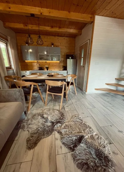 WOLNY TEN WEEKEND Domek z prywatnym JACUZII blisko górskich szlaków - LAS, BALIA, SAUNA, GRILL – zdjęcie 10