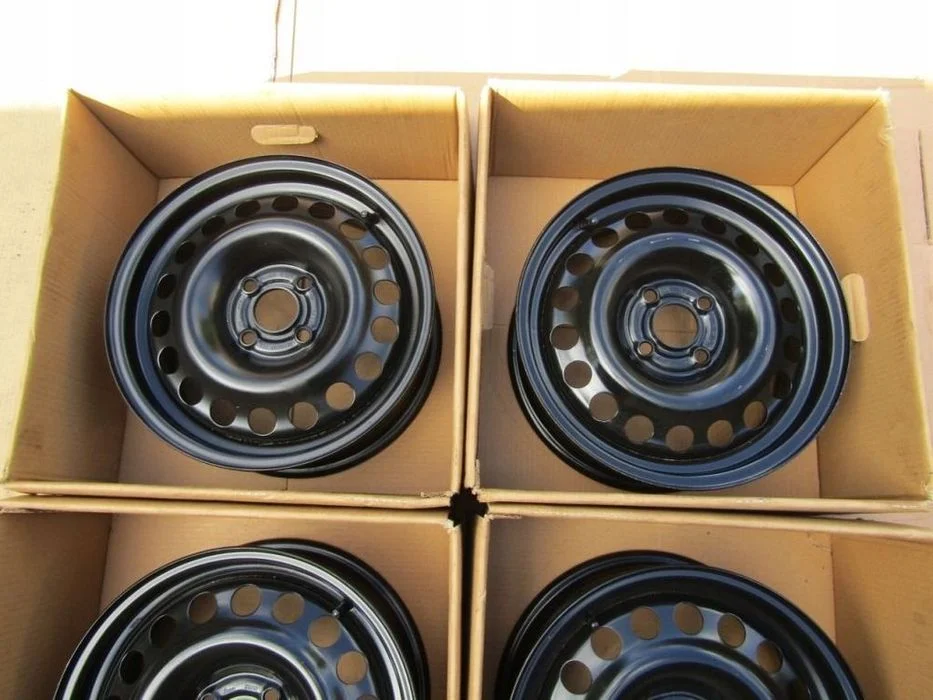 4x JAK NOWE Felgi Stalowe 15 Opel Meriva A Tigra Vectra B Astra III H 6,5 4x100 ET35 piasta 56,6 mm / 2150164 – zdjęcie 5