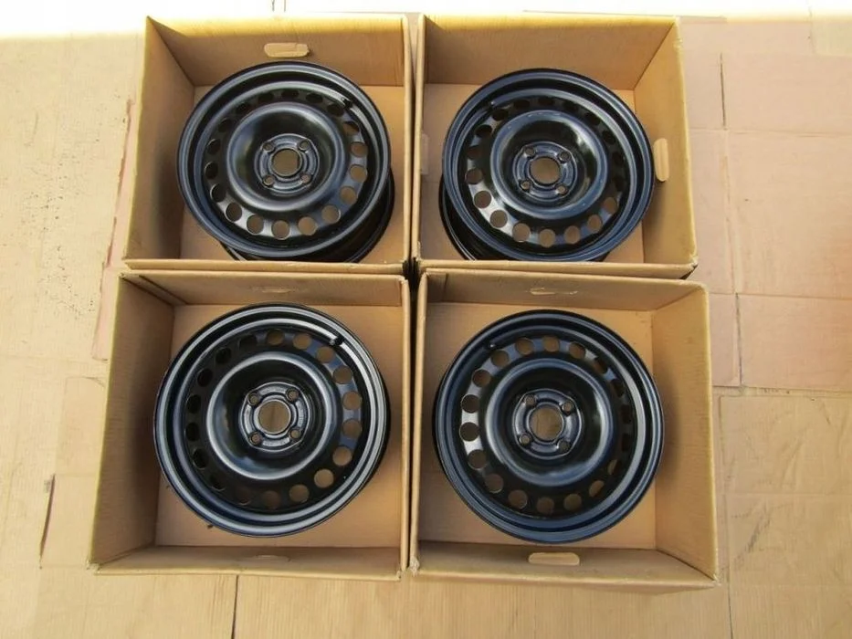 4x JAK NOWE Felgi Stalowe 15 Opel Meriva A Tigra Vectra B Astra III H 6,5 4x100 ET35 piasta 56,6 mm / 2150164 – zdjęcie 4