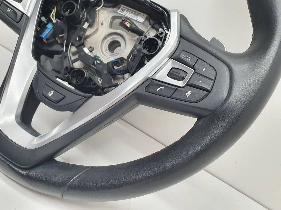 Kierownica Multifunkcyjna Skóra Czarna Grzana Łopatki Bmw X3 G01 9495925 – zdjęcie 3
