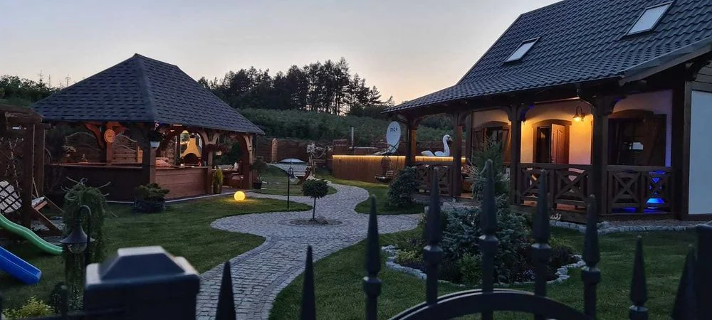 Posesja na wyłączność domek Kaszuby+ basen, bania, sauna