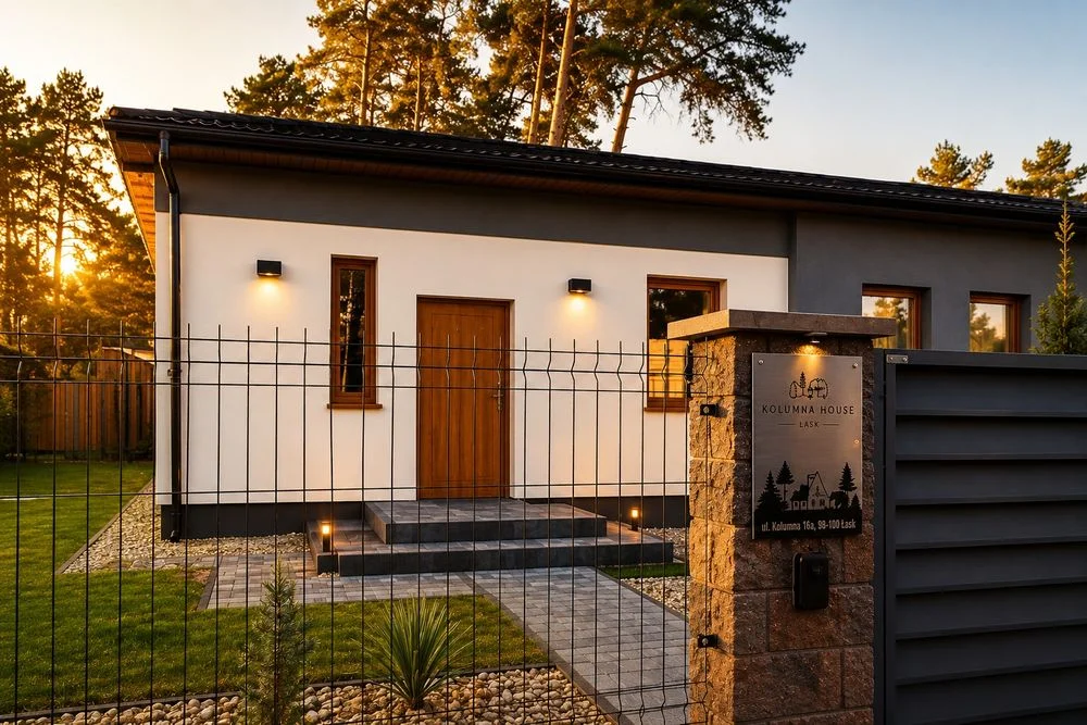 Wynajem, nocleg, pobyt, rezerwacja domku Kolumna House, sauna i balia