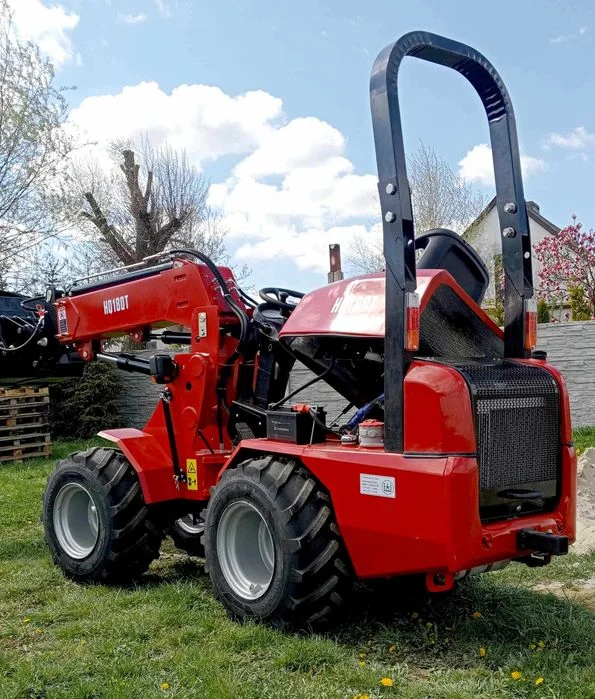 Nowa mini ładowarka teleskopowa HQ180T sil. LAIDONG/KUBOTA udźwig 1000kg – zdjęcie 8