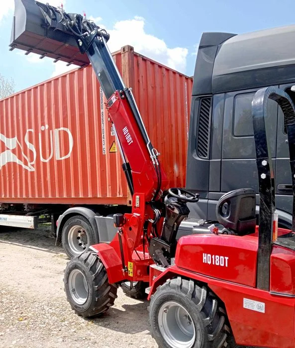 Nowa mini ładowarka teleskopowa HQ180T sil. LAIDONG/KUBOTA udźwig 1000kg – zdjęcie 5