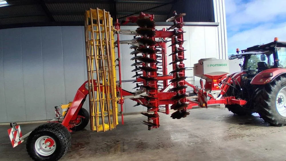 Brona talerzowa Pottinger Terradisc 6m + aplikator tegosem 500 xl , jak nowa 2024r, tylko 500ha! – zdjęcie 4