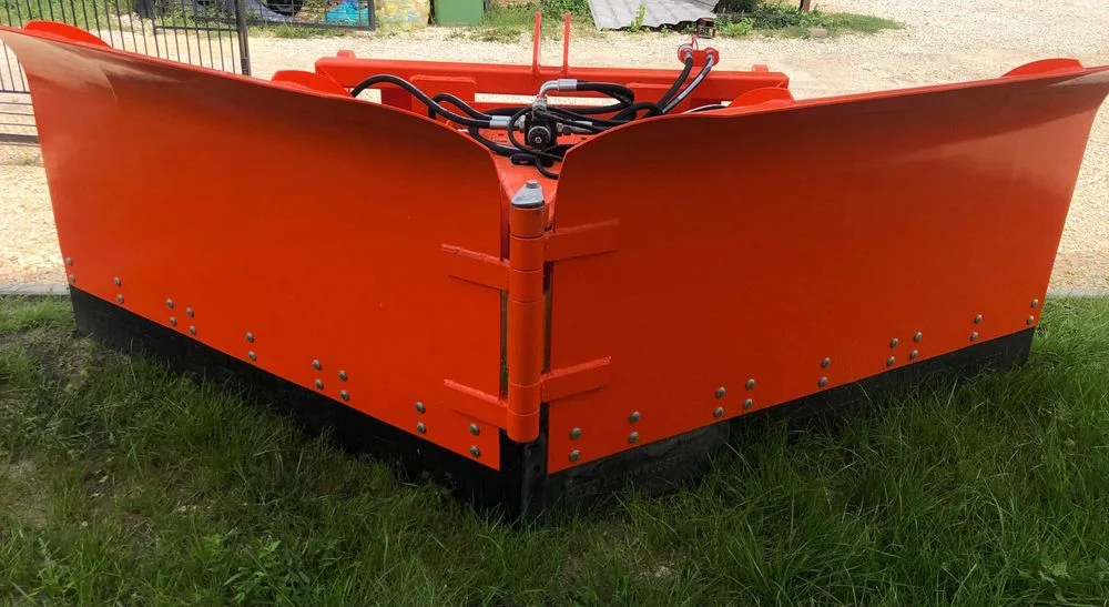 Pług do śniegu strzałka składany 2,6/3,0m METALTECHNIK dostawa – zdjęcie 7