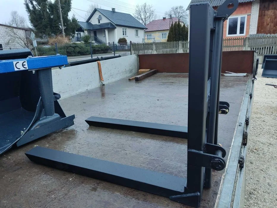 Widły do palet#paleciak mocowanie na tył ciągnika solidne Transport – zdjęcie 3