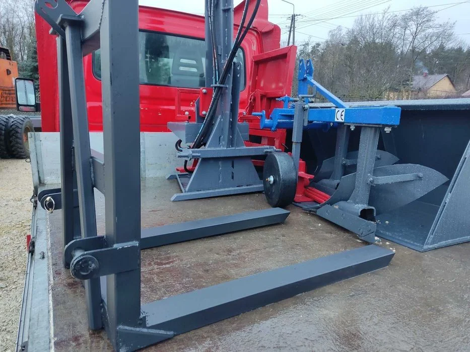 Widły do palet#paleciak mocowanie na tył ciągnika solidne Transport – zdjęcie 5