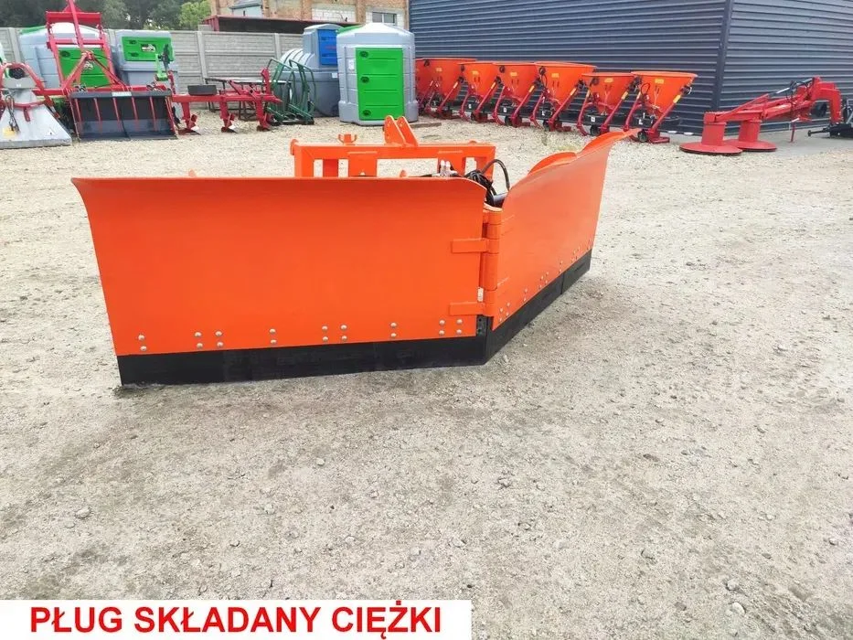 Pług śnieżny do śniegu składany strzałka euroramka TUZ Tur ładowacz – zdjęcie 3