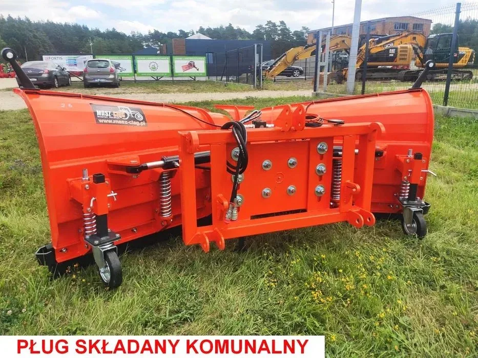 Pług śnieżny do śniegu składany strzałka euroramka TUZ Tur ładowacz – zdjęcie 8