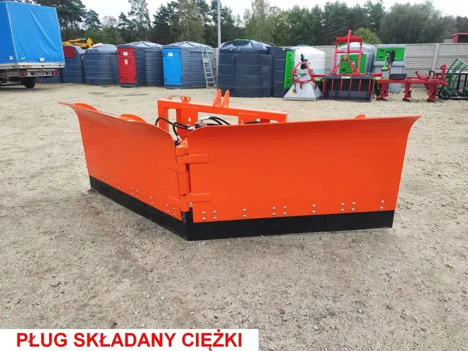 Pług śnieżny do śniegu składany strzałka euroramka TUZ Tur ładowacz – zdjęcie 4