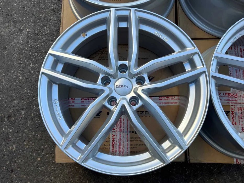 4x felga DEZENT TR silver 18"x8" roz 5x112 ET30 BMW MERCEDES-BENZ MINI – zdjęcie 5