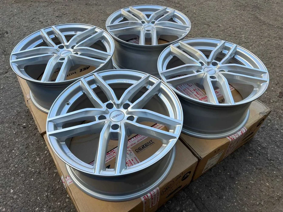 4x felga DEZENT TR silver 18"x8" roz 5x112 ET30 BMW MERCEDES-BENZ MINI – zdjęcie 7