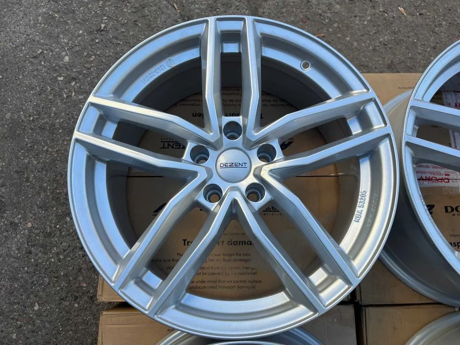4x felga DEZENT TR silver 18"x8" roz 5x112 ET30 BMW MERCEDES-BENZ MINI – zdjęcie 4