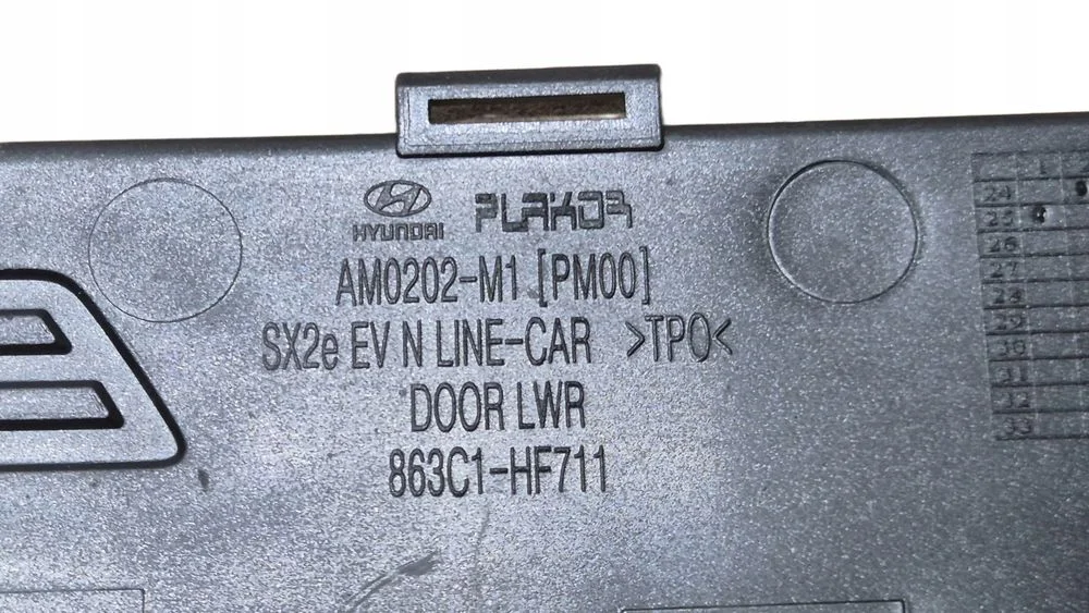 Zaślepka Listwa Klapki Gniazda ładowania Hyundai Kona II EV 23- 863C1-HF711 – zdjęcie 8