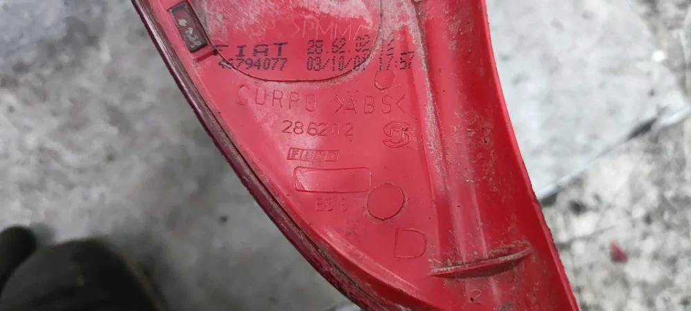 Fiat Punto II 3D Lampa Prawa Tylna Prawy Tył – zdjęcie 5