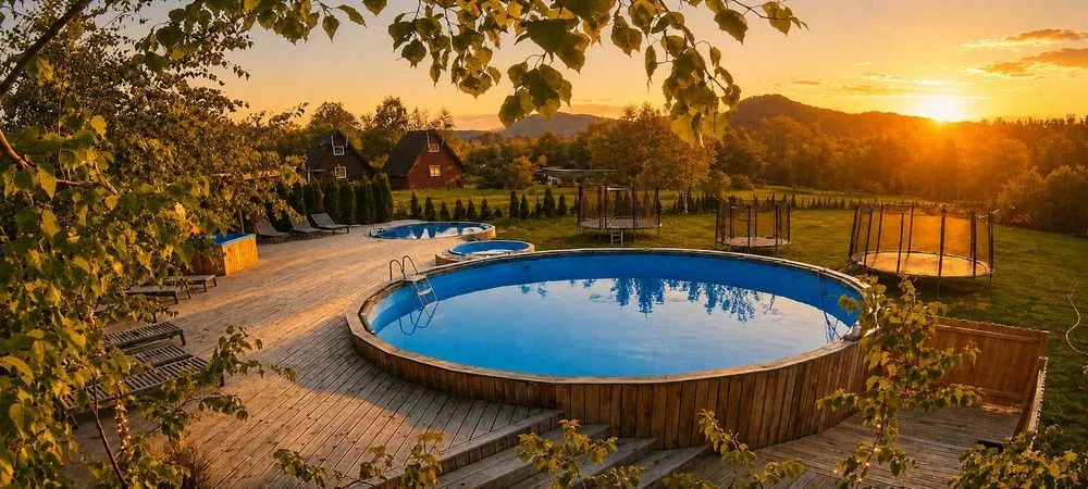 Domek 8/10 osobowy z 3 sypialniami i łazienką. Noclegi osada solina – zdjęcie 2