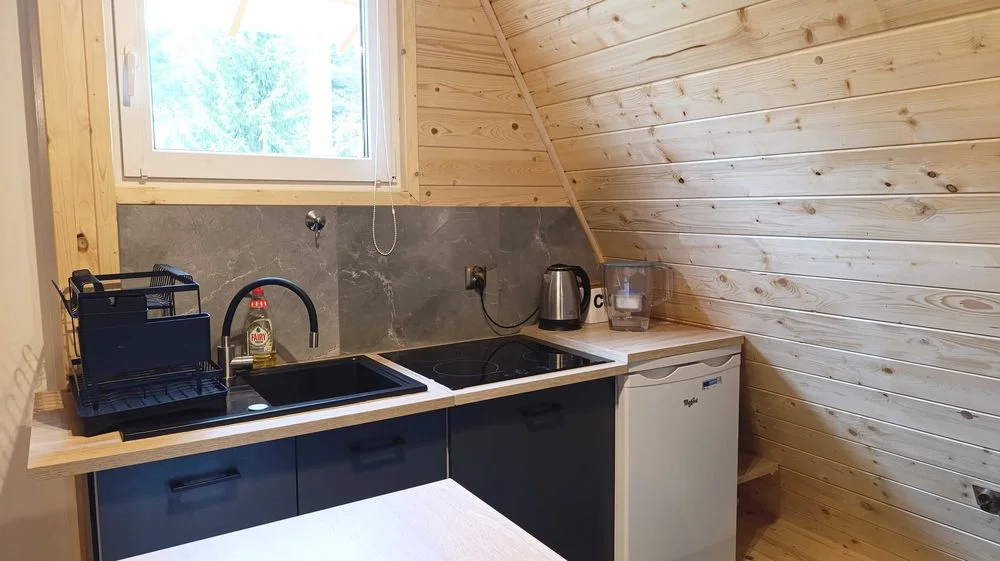 Domek ze SPA w górach/w cenie-sauna,jaccuzi,beczka na wyłączność/Magurski PN/max 6 osób/prywatne zejście do Wisłoki/cisza/relaks/śpiew ptaków – zdjęcie 9