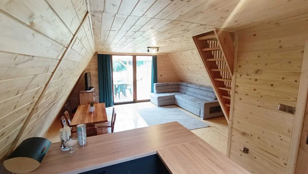 Domek ze SPA w górach/w cenie-sauna,jaccuzi,beczka na wyłączność/Magurski PN/max 6 osób/prywatne zejście do Wisłoki/cisza/relaks/śpiew ptaków – zdjęcie 7
