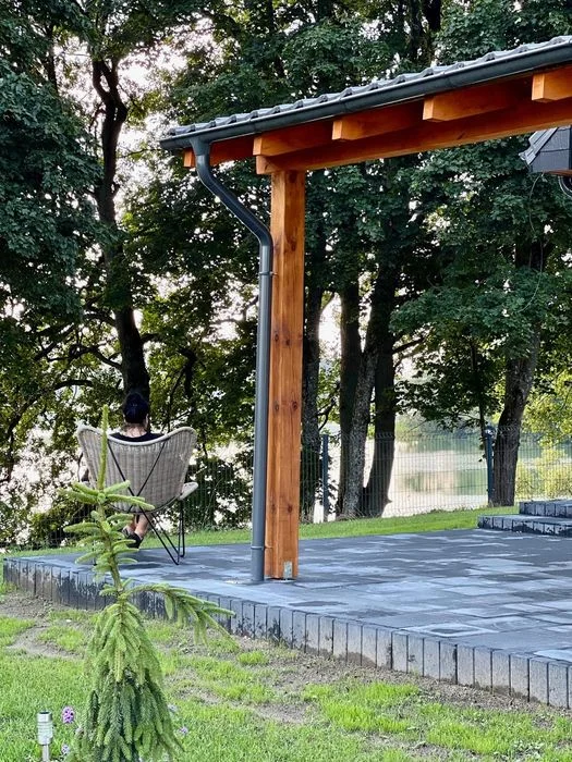 Osada Jeziernik Domki całoroczne nad jeziorem z balią – zdjęcie 12