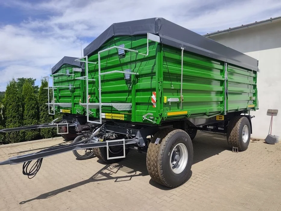 Przyczepa rolnicza wywrotka 3 stronna 14 ton 18 dbl Long – zdjęcie 4