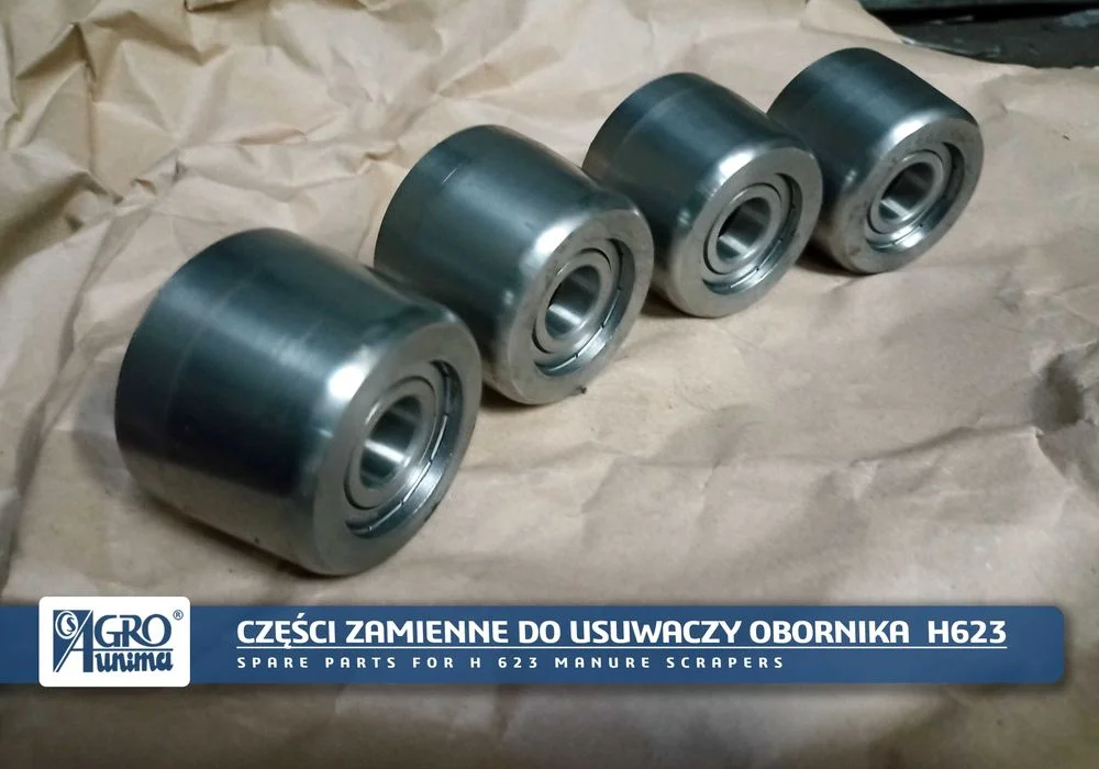 Rolka wózka do usuwacza zgarniacza obornika H623 Krotoszyn ORYGINAŁ – zdjęcie 2