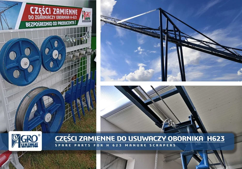 Rolka wózka do usuwacza zgarniacza obornika H623 Krotoszyn ORYGINAŁ – zdjęcie 4