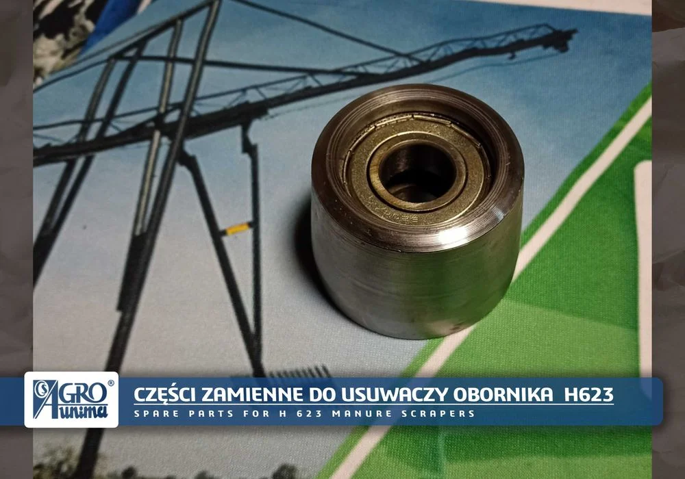 Rolka wózka do usuwacza zgarniacza obornika H623 Krotoszyn ORYGINAŁ