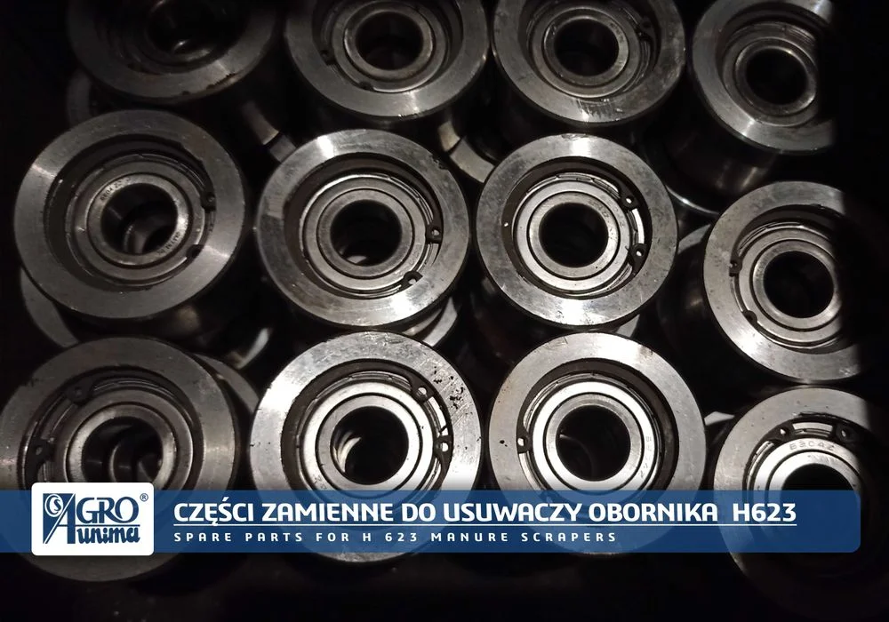 Rolka wózka do usuwacza zgarniacza obornika H623 Krotoszyn ORYGINAŁ – zdjęcie 3