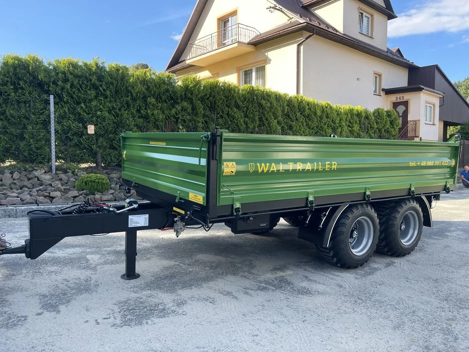 Przyczepa tandem wywrotka kiper 3 strony dostepna od reki – zdjęcie 7