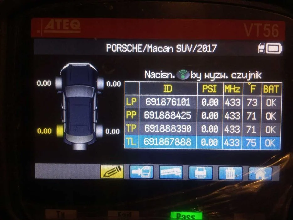 1x czujnik ciśnienia TPMS VW PASSAT PORSCHE MACAN A6 5Q0907.275B NOWE – zdjęcie 4