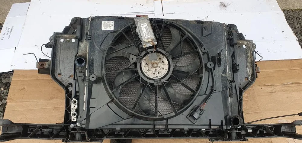 Pas przedni chłodnice wentylator wzmocnienie BMW I E81 E87 Lift 2.0i 7563259 7561711 – zdjęcie 7