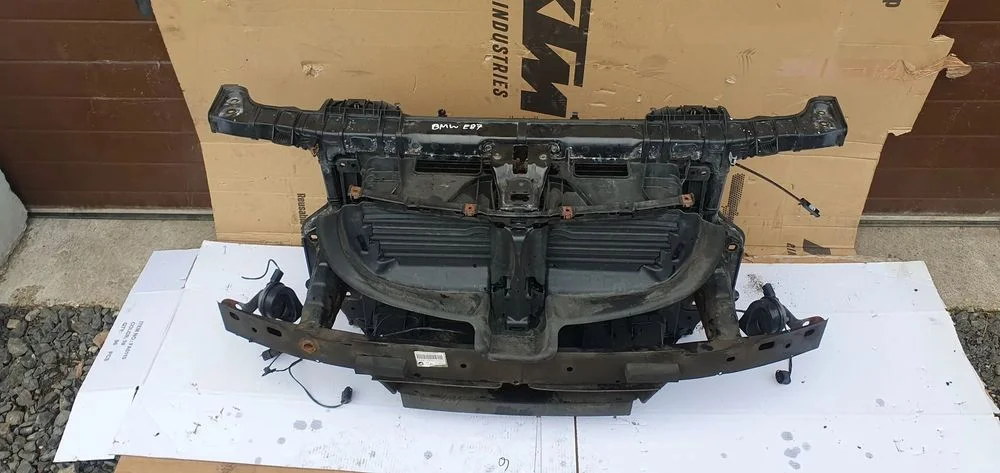 Pas przedni chłodnice wentylator wzmocnienie BMW I E81 E87 Lift 2.0i 7563259 7561711 – zdjęcie 6