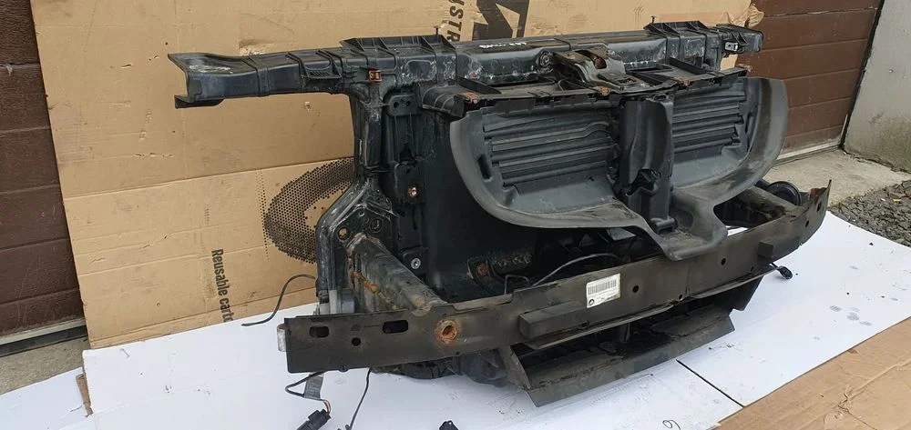 Pas przedni chłodnice wentylator wzmocnienie BMW I E81 E87 Lift 2.0i 7563259 7561711 – zdjęcie 4