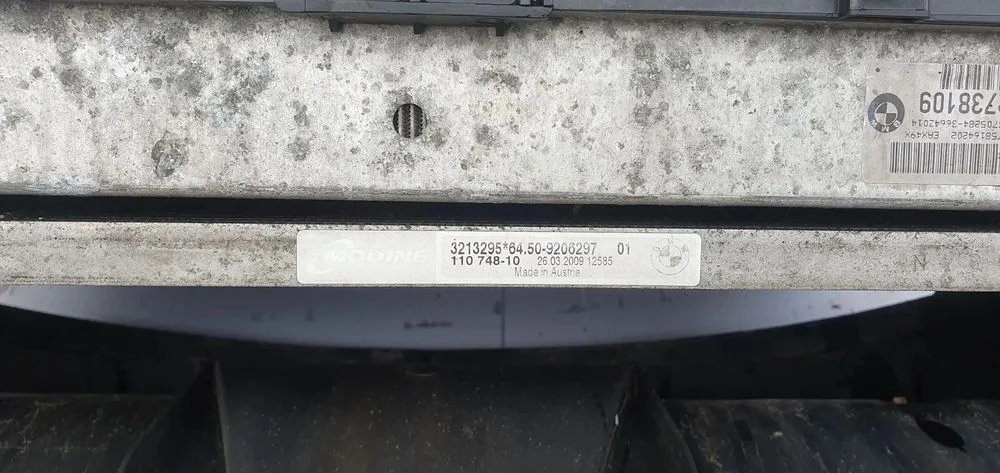 Pas przedni chłodnice wentylator wzmocnienie BMW I E81 E87 Lift 2.0i 7563259 7561711 – zdjęcie 12