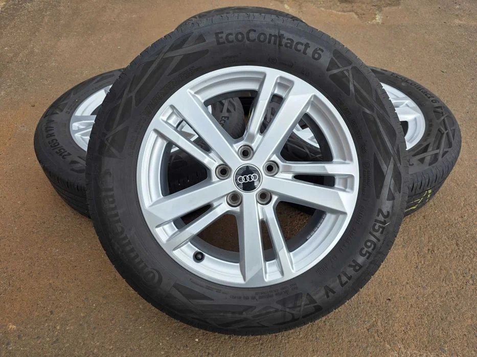 [L90] Koła lato 17 Cali 5x112 Continental 215/65/17 Audi Q3 23r Oryginał – zdjęcie 4