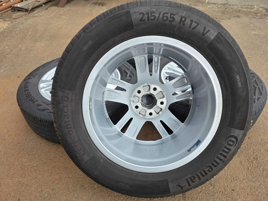 [L90] Koła lato 17 Cali 5x112 Continental 215/65/17 Audi Q3 23r Oryginał – zdjęcie 5