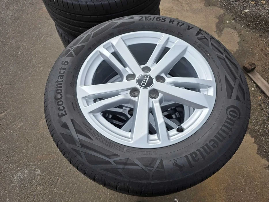 [L90] Koła lato 17 Cali 5x112 Continental 215/65/17 Audi Q3 23r Oryginał