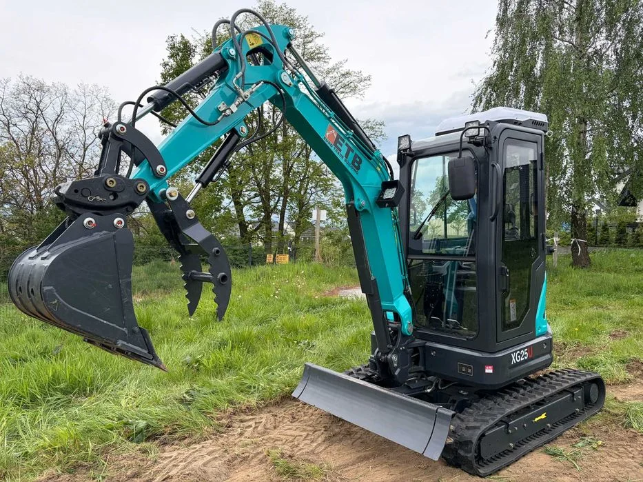 Minikoparka ETB XG25U 2,8T 2800KG YANMAR Klimatyzacja Ogrzewanie + 3 Łyżki Chwytak i Szybkozłącze – Gwarancja , Serwis – Dostawa cała polska – zdjęcie 3